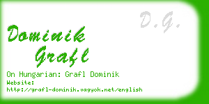 dominik grafl business card